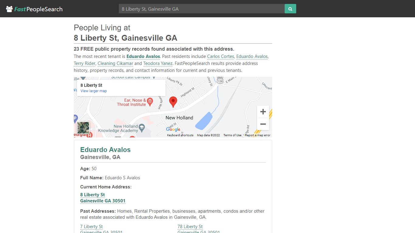 People Living at 8 Liberty St Gainesville GA - FastPeopleSearch